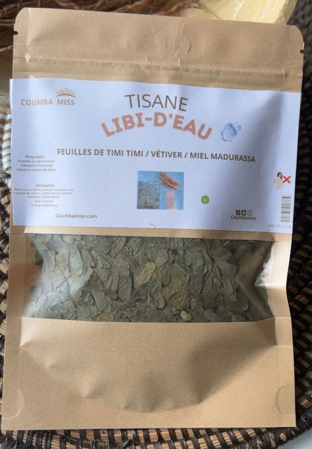 Infusion libido ( lubrifiant féminin) Timitimi / Miel Madurasa  / Racine de Vétiver